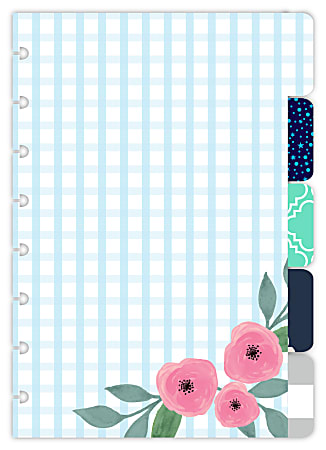 TUL® Discbound Paper Tab Dividers, Junior Size, Assorted Fashion, Pack Of 5 Dividers