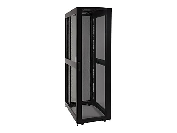 Tripp Lite 42U Rack Enclosure Cabinet 32" Depth Threaded 10-32 Mount Holes - Rack cabinet - black - 42U - 19"