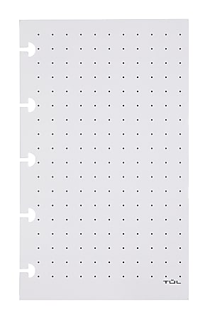 TUL Discbound Notebook Refill Pages, Letter Size, Graph Ruled, 50 Sheets,  White