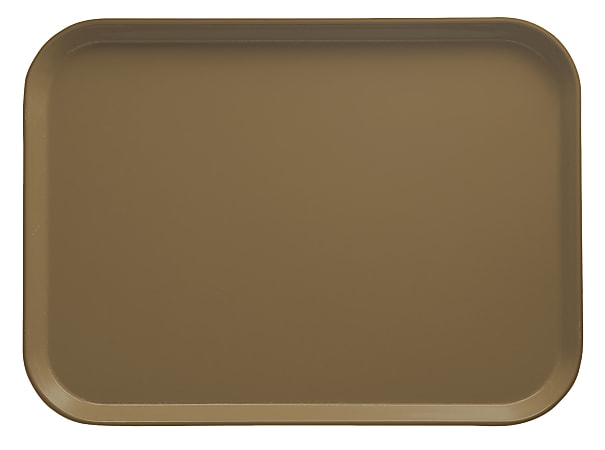 Cambro Camtray Rectangular Serving Trays, 14" x 18", Antique Silver, Pack Of 12 Trays