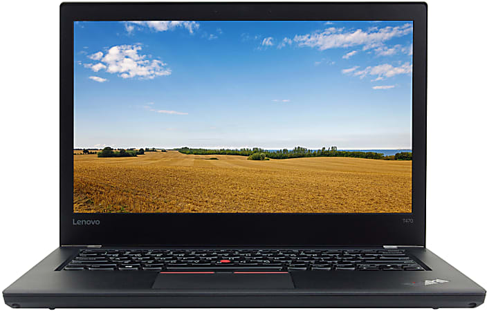 Lenovo® ThinkPad® T470 Refurbished Laptop, 14" Screen, Intel® Core™ i5-6300U, 16GB Memory, 256GB Solid State Drive, Windows® 10 Pro, Camera