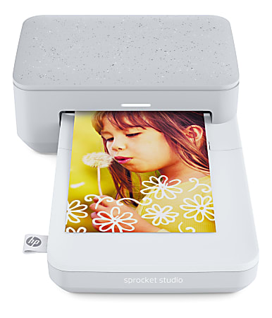 narre Ferie Måske HP Sprocket 3MP72A Studio Wireless Photo Printer - Office Depot