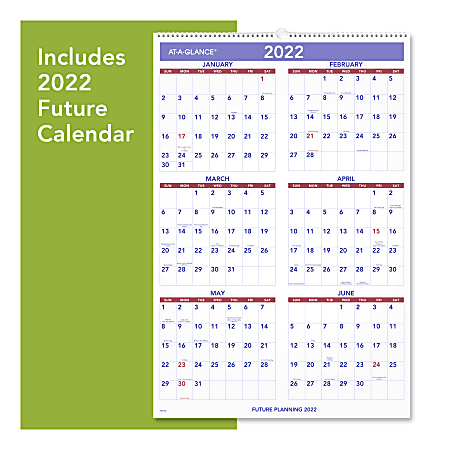 PM428 AT-A-GLANCE 2020 Monthly Wall Calendar XLarge 20" x 30" Wirebound 