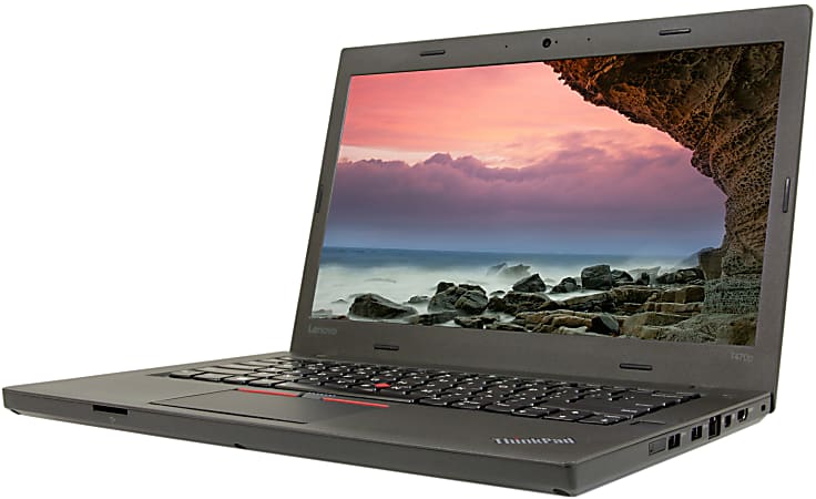 Lenovo® ThinkPad® T470p Refurbished Laptop, 14" Screen, Intel® Core™ i7, 16GB Memory, 512GB Solid State Drive, Windows® 10 Pro