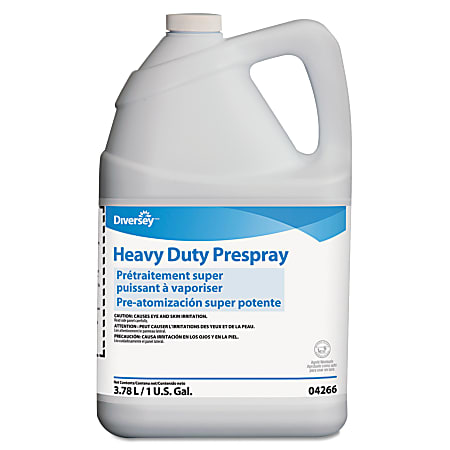 Diversey™ Carpet Cleanser Heavy-Duty Prespray, Fruity Scent, 128 Oz Bottle, Case Of 4