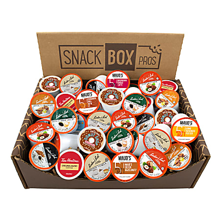 Snack Carton Pros Single-Serve Coffee K-Cup®, Variety Pack, Carton Of 40