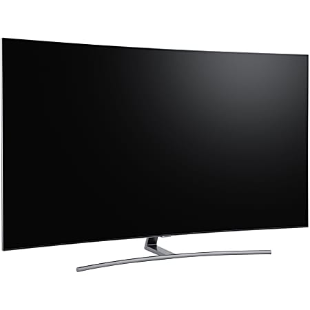 Samsung Q7CN QN55Q7CNAF 54.5" Curved Screen Smart LED-LCD TV - 4K UHDTV - Eclipse Silver - Quantum Dot LED Backlight - QN55Q7CNAFXZAB
