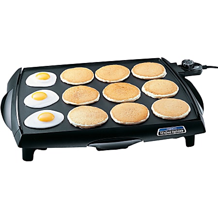 Brentwood Non Stick Electric Griddle Black - Office Depot