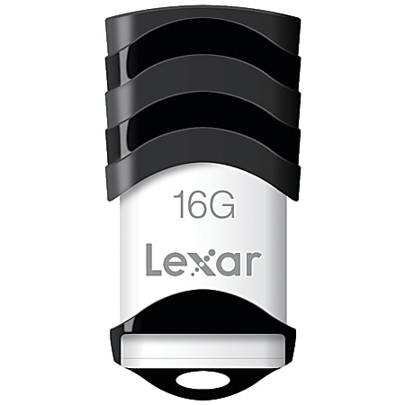 Lexar® JumpDrive® V30 USB 2.0 Flash Drive, 16GB, Assorted Colors, LJDV30-16GAMNLPB