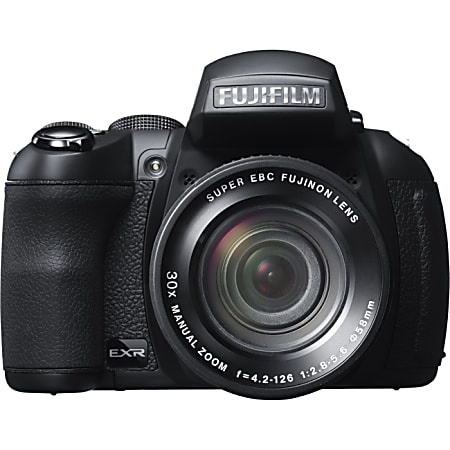 Fujifilm FinePix HS30EXR 16 Megapixel Bridge Camera - Black