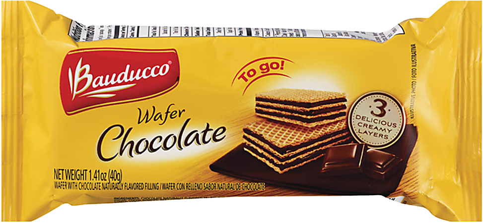 Bauducco Foods Crispy Wafer Cookies, Chocolate