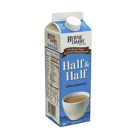 National Brand Half And Half Liquid Coffee Creamer Original Flavor
