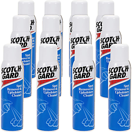 Scotchgard Spot Remover/Upholstery Cleaner - Aerosol - 17 fl oz (0.5 quart) - 12 / Carton - White