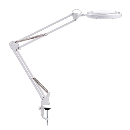 Bostitch PureOptics LED VLED600 Magnifying Desk Lamp With Clamp