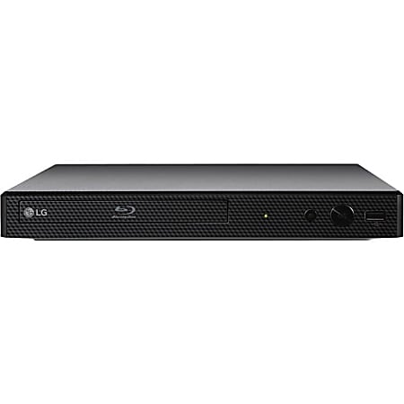 LG BP255 1 Disc(s) Blu-ray Disc Player - 1080p - DTS, Dolby Digital, Dolby Digital Plus, Dolby TrueHD, DTS 2.0 Digital out, DTS-HD Master Audio - BD-RE, DVD+RW, DVD-RW, CD-RW - BD Video, DVD Video, MPEG-2, H.264, VC-1, VC-9, MKV, AVCREC, AVCHD, M4V, WMV