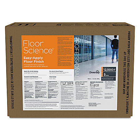 Diversey™ Floor Science Easy-Apply Floor Finish, Ammonia Scent, 640 Oz Bottle