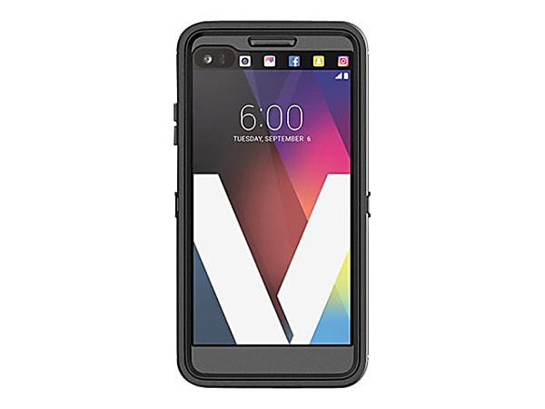 OtterBox Defender Series LG V20 - Protective case for cell phone - rugged - polycarbonate, synthetic rubber - black - for LG V20