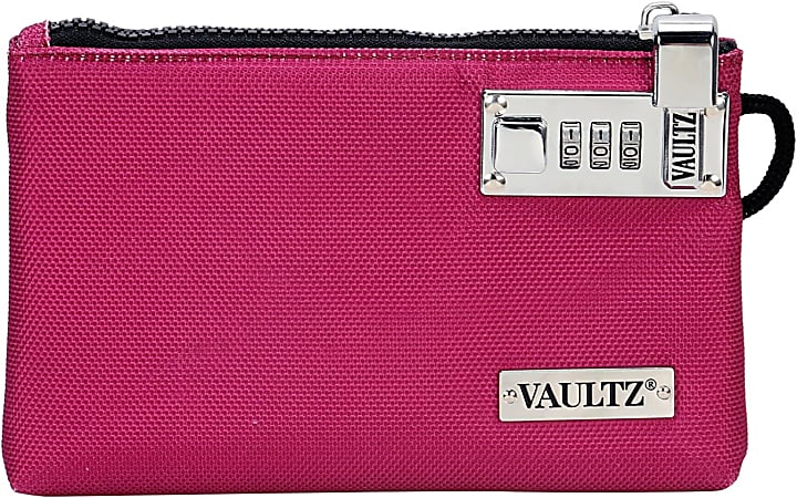Vaultz Accessories Pouch, 5" x 8", Berry