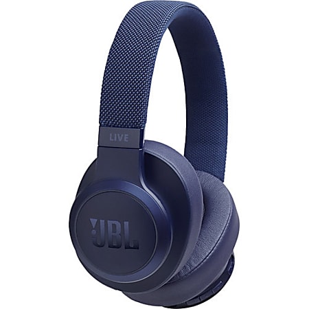 JBL LIVE 400BT Wireless On Ear Headphones Blue Office Depot