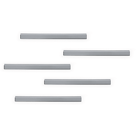 DURABLE Magnetic Strip Hanging Rail - Silver - 10 / Pack
