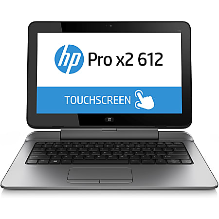 HP Pro x2 612 G1 12.5" Touchscreen LCD 2 in 1 Notebook - Intel Core i5 (4th Gen) i5-4302Y Dual-core (2 Core) 1.60 GHz - 8 GB DDR3L SDRAM - 180 GB SSD - Windows 7 Professional 64-bit upgradable to Windows 8.1 Pro - 1920 x 1080 - Hybrid