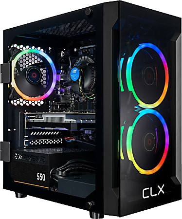 CLX SET Gaming Desktop PC, Intel® Core™ i5, 16GB Memory, 1TB Solid State Drive, Windows® 11