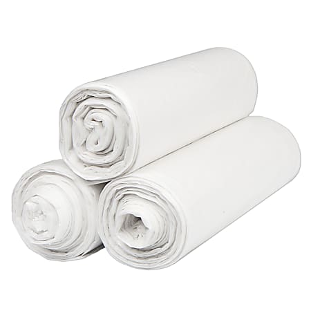 Inteplast LLDPE Can Liners, 1.15 mil, 38" x 58", Natural, Pack Of 100 Liners