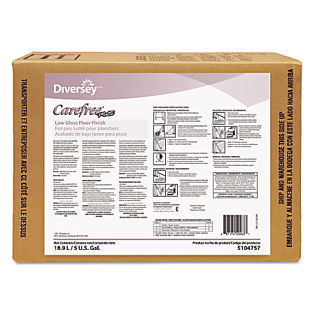 Diversey™ Carefree® Matte Floor Finish, 640 Oz Box