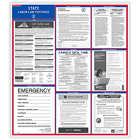 ComplyRight™ State Labor Law Poster, English, Connecticut (Administration)