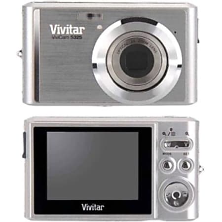 Vivitar ViviCam S325 16.1 Megapixel Compact Camera - Silver