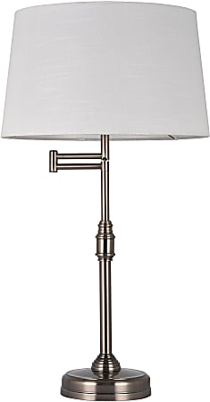 Adesso® Simplee Swing Arm Table Lamps, 26-2/5"H,