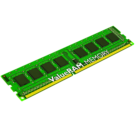 Kingston ValueRAM 8GB DDR3 SDRAM Memory Module - For Desktop PC - 8 GB (1 x 8 GB) - DDR3-1333/PC3-10600 DDR3 SDRAM - CL9 - 1.50 V - Non-ECC - Unbuffered - 240-pin - DIMM