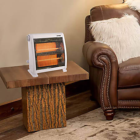 Optimus H 5511 800 Watt Infrared Quartz Radiant Heater 14 916 x 12 34 -  Office Depot