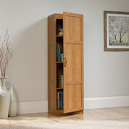 Sauder HomePlus Storage Cabinet, Sienna Oak