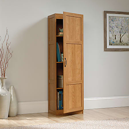 Sauder Select Storage Pantry 60 H x 18 W x 13 78 D Highland Oak