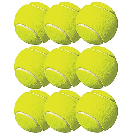 Champion Sports Tennis Balls, Yellow, 3 Balls Per Pack, Case Of 3 Packs