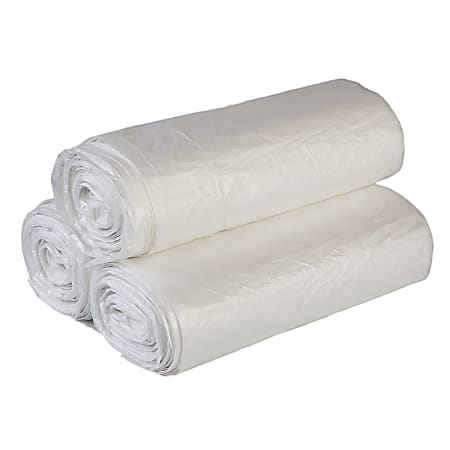 Inteplast LLDPE Can Liners, 1.5 mil, 38" x 58", Clear, Pack Of 100 Liners