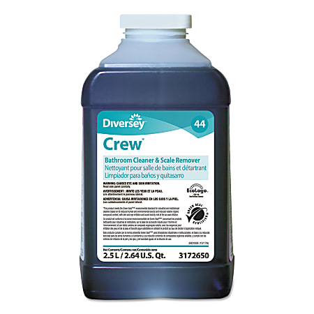 Diversey™ Crew® Bathroom Cleaner And Scale Remover, 83.2 Oz Bottle, Case Of 2