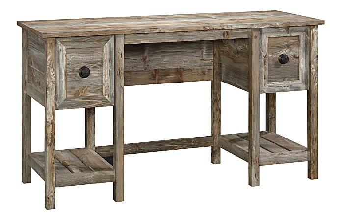 Reclaimed U-shaped Computer Desk, Rustic Corner Desk, Barnwood