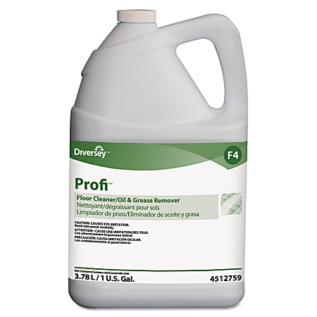 Diversey™ Profi™ Floor Cleaner And Grease Remover, 128 Oz Bottle, Case Of 4