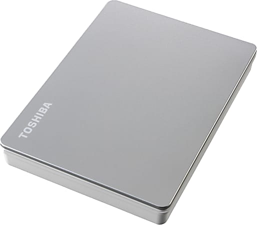 Toshiba Office Canvio - Flex External Hard Depot Silver Drive 2TB Portable
