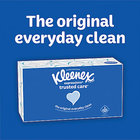Kleenex Trusted Care 160 Count 2-Ply White Facial Tissue - Bender Lumber Co.