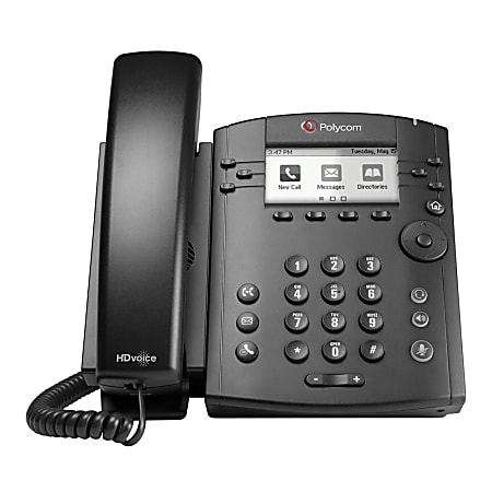 Polycom® VVX® 301 6-Line VoIP Phone, PY-2200-48300-025