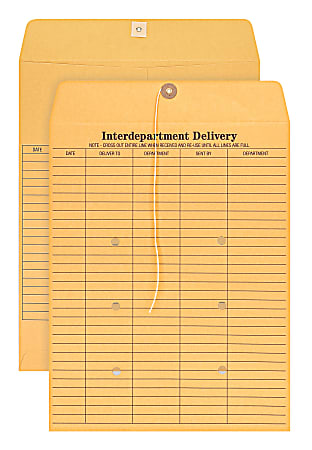 Office Depot® Brand Interdepartment Envelopes, 10" x