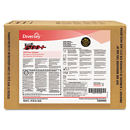Diversey™ Bravo® 1500+ UHS Floor Stripper, 640 Oz Box