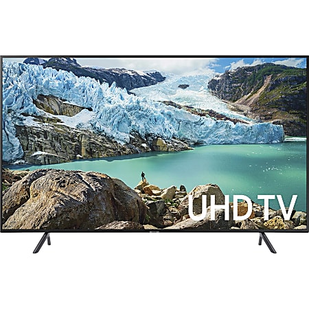 Samsung RU7100 UN65RU7100F 64.5" Smart LED-LCD TV - 4K UHDTV - Charcoal Black - Edge LED Backlight - Alexa, Google Assistant Supported - Amazon Prime - 3840 x 2160 Resolution
