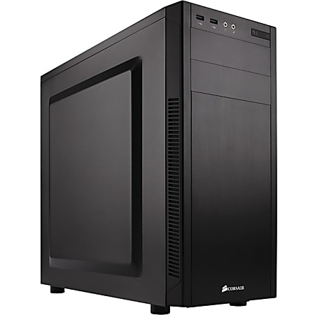 Corsair Carbide Series 100R Silent Edition Mid-Tower Case - Mid-tower - Black - Steel - 6 x Bay - 2 x 4.72" x Fan(s) Installed - 0 - ATX, Micro ATX, Mini ATX Motherboard Supported - 10.58 lb - 5 x Fan(s) Supported