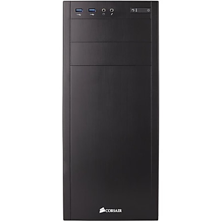 Corsair Carbide Series 100r Silent Edition Mid Tower Case Mid Tower Black Steel 6 X Bay 2 X 4 72 X Fans Installed 0 Atx Micro Atx Mini Atx Motherboard Supported 10 58 Lb