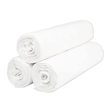Inteplast LLDPE Can Liners, 2 mil, 38" x 60", Natural, Pack Of 100 Liners