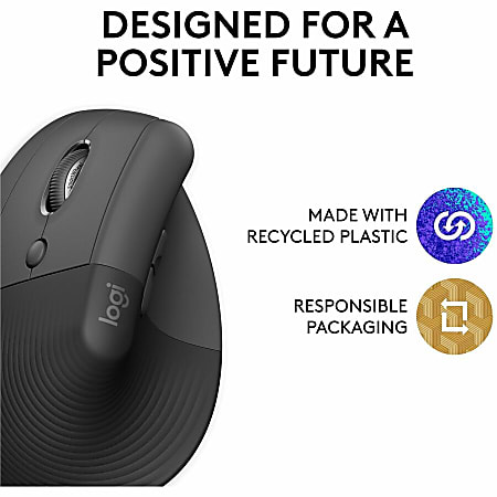 Logitech Lift Left Vertical Ergonomic Mouse Left handed